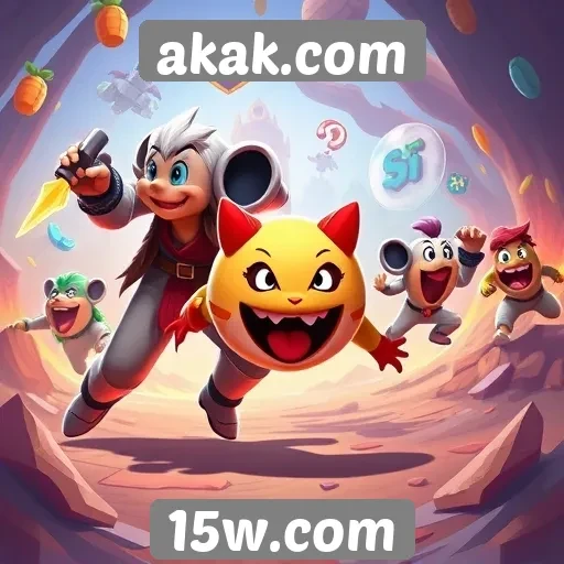 Exploração dos jogos disponíveis em akak.com